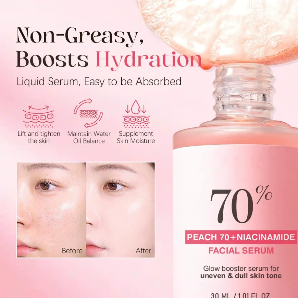 Anua Peach 70% Niacin Brightening Hydrating Face Serum
