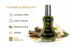 Meer-ul-Oud Perfume – Premium Alcohol Free Oud Fragrance for Men & Women | 35ml | Al Qamar Scents