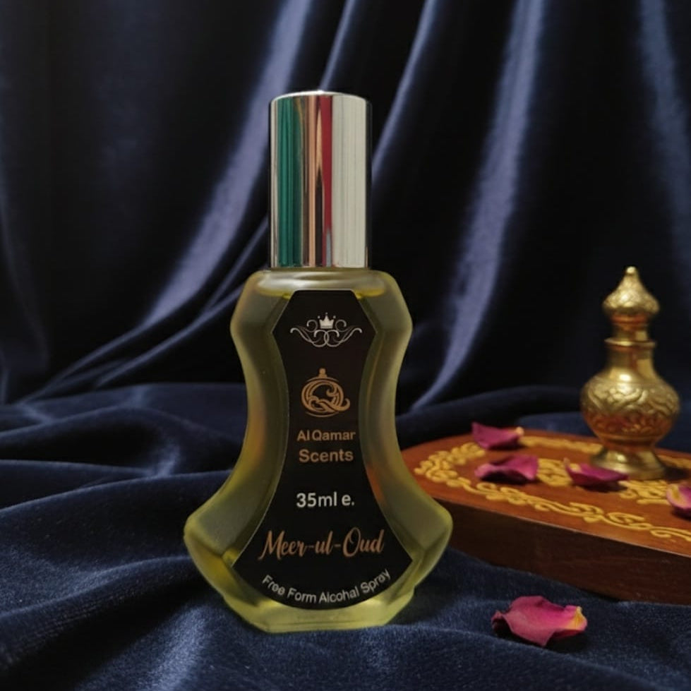 Meer-ul-Oud Perfume – Premium Alcohol Free Oud Fragrance for Men & Women | 35ml | Al Qamar Scents